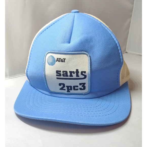 Vintage Namark AT&T Sarts 2pc3 Trucker Mesh Snap Back Hat Cap - Picture 1 of 12